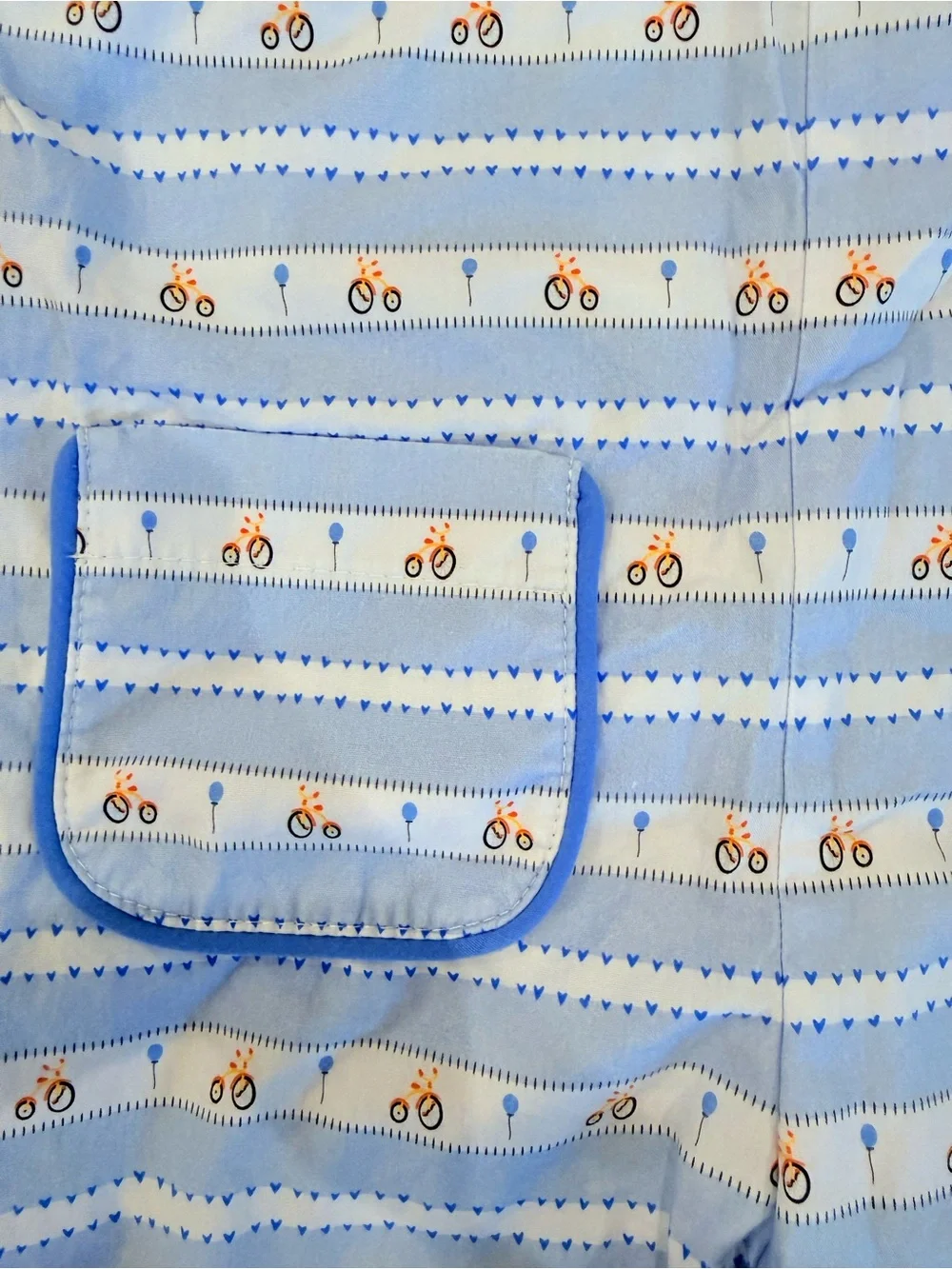 BELLA BLISS | Heath Overall in Blue Birthday Bike